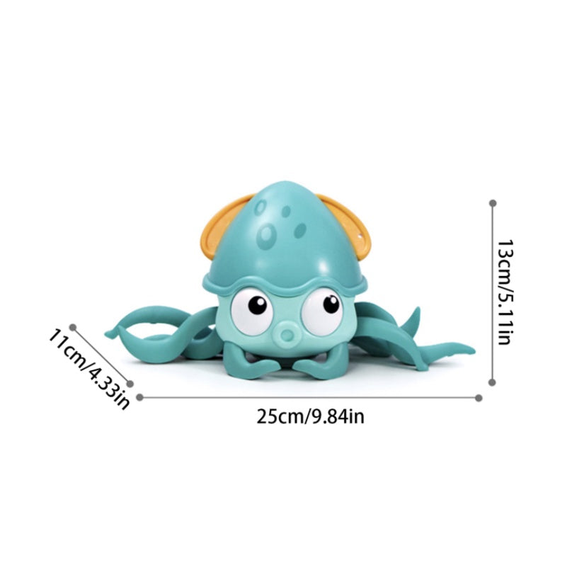 Beach Crawling Bath Big Crab Octopus Squid Toys | Crawl Windup shower toy game For Kids Children Gifts - Boo & Bub