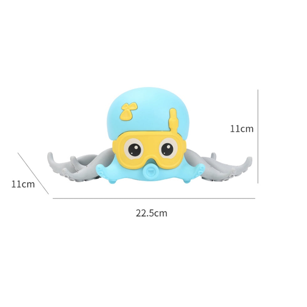 Beach Crawling Bath Big Crab Octopus Squid Toys | Crawl Windup shower toy game For Kids Children Gifts - Boo & Bub