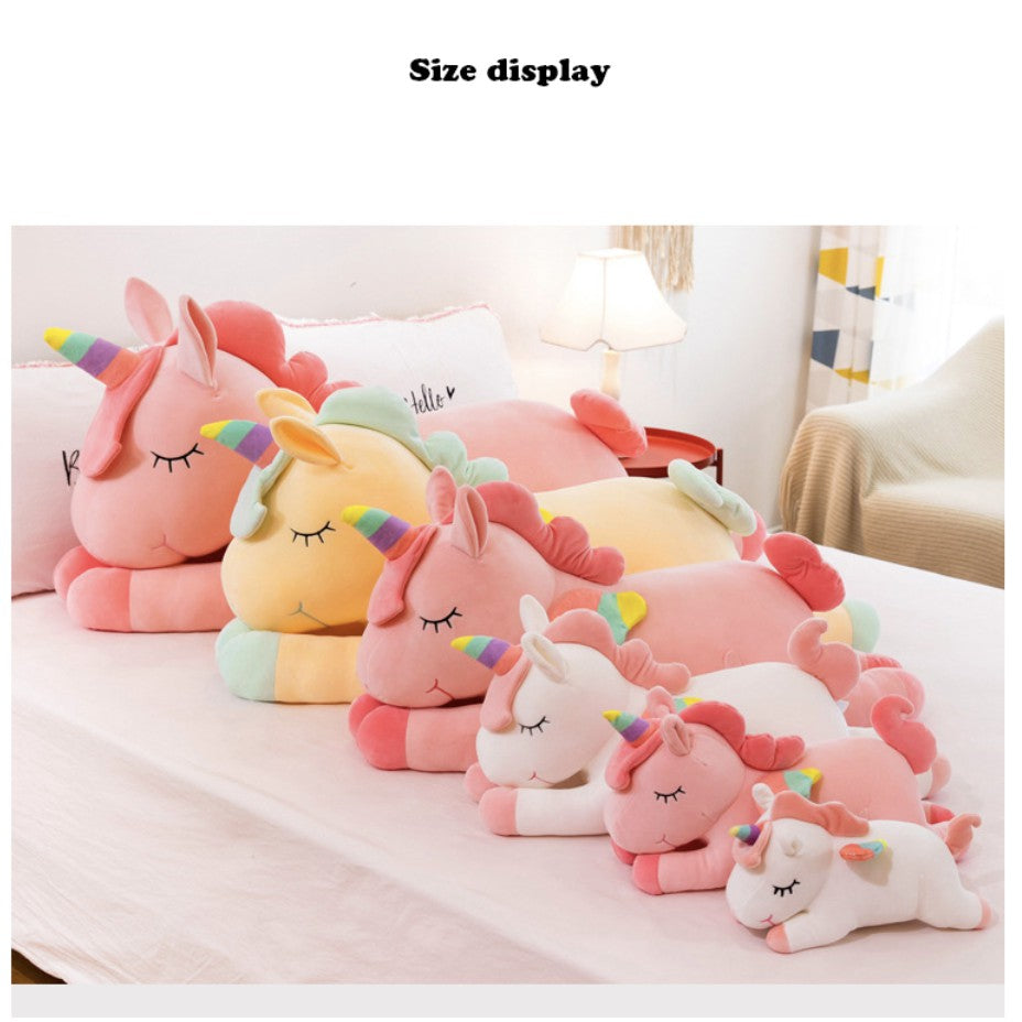 Unicorn Plushie Toy | Doll Children Birthday Valentine Gift Plush Big Toy Soft Material Pillow Nap Hug - Boo & Bub