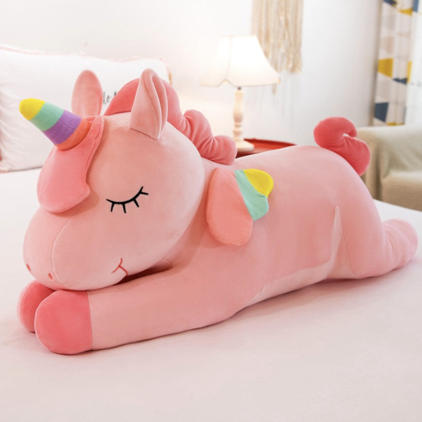 Unicorn Plushie Toy | Doll Children Birthday Valentine Gift Plush Big Toy Soft Material Pillow Nap Hug - Boo & Bub