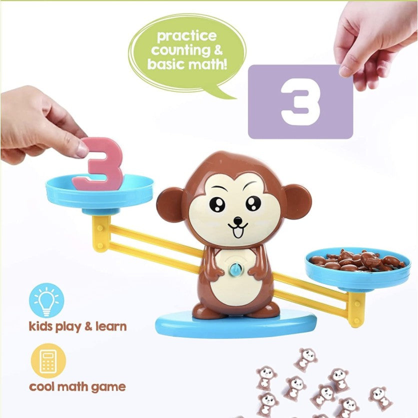 Monkey Maths Balance Scale Toy - Boo & Bub