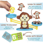 Monkey Maths Balance Scale Toy - Boo & Bub