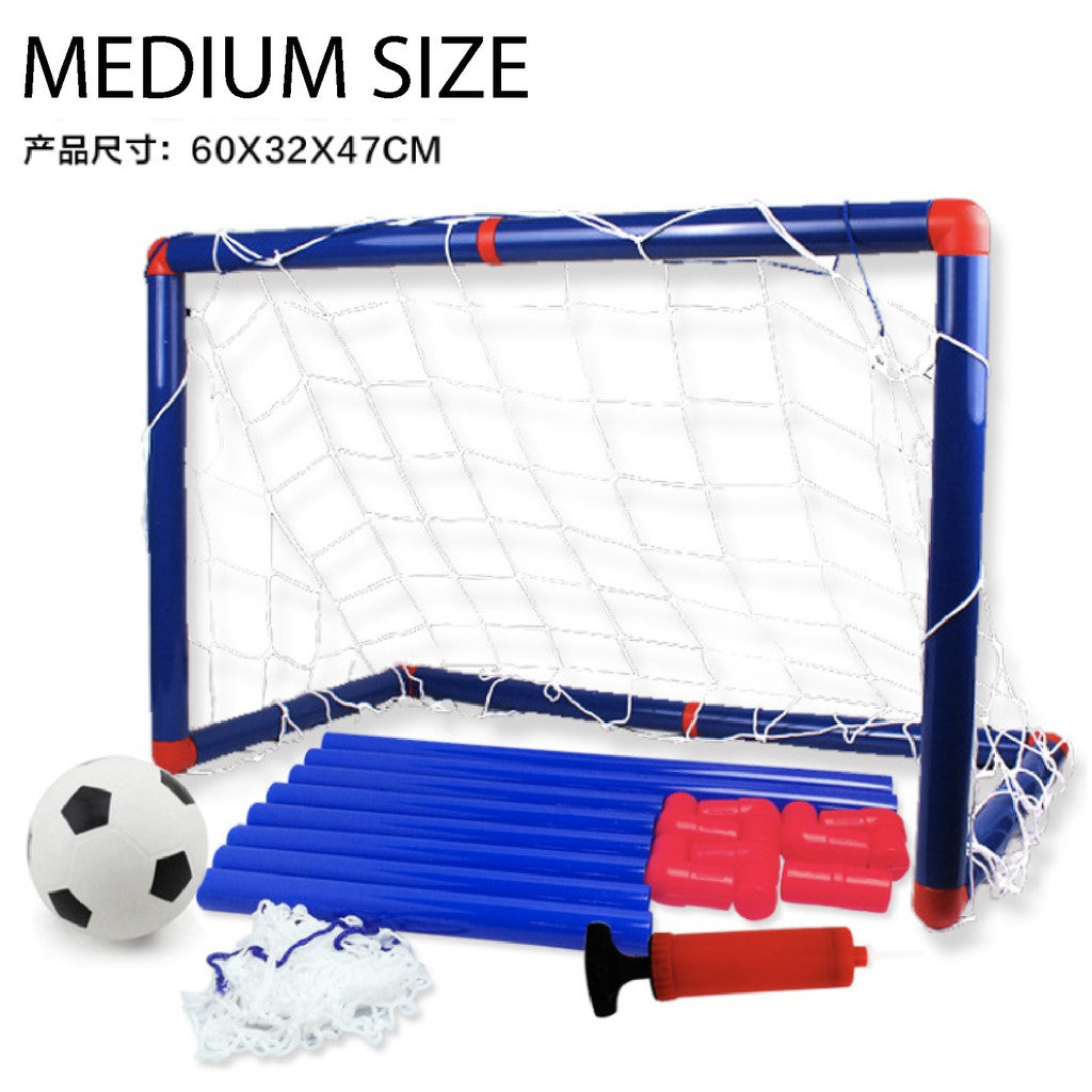 Children Football Goals Toy With Ball | Soccer Sport Practice Inflator Net Kids Outdoor Game - Boo & Bub