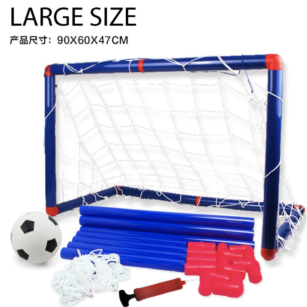 Children Football Goals Toy With Ball | Soccer Sport Practice Inflator Net Kids Outdoor Game - Boo & Bub