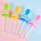 Baby Spoon Bottle Feeder Dropper | Silicone Spoons for Feeding Medicine Kids Toddler Cutlery Utensils Children - Boo & Bub