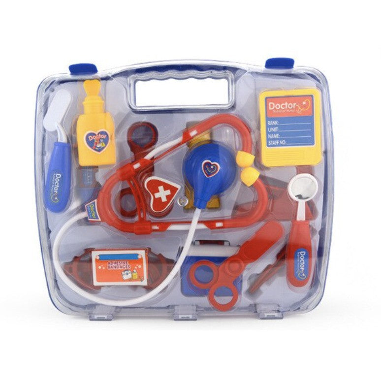 Children Doctor Nurse Pretend Play Set | Portable Suitcase Medical Tool Kids Role Play Educational Gift toy - Boo & Bub