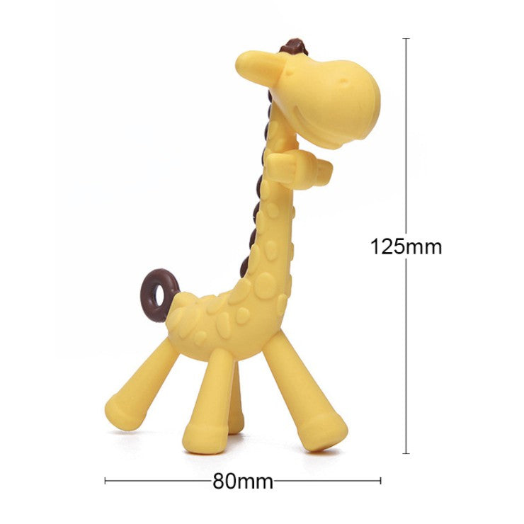 Baby Silicone Teether | Banana Giraffe Fruit Baby Teething Chewing For Pacifier Chains BPA Free - Boo & Bub