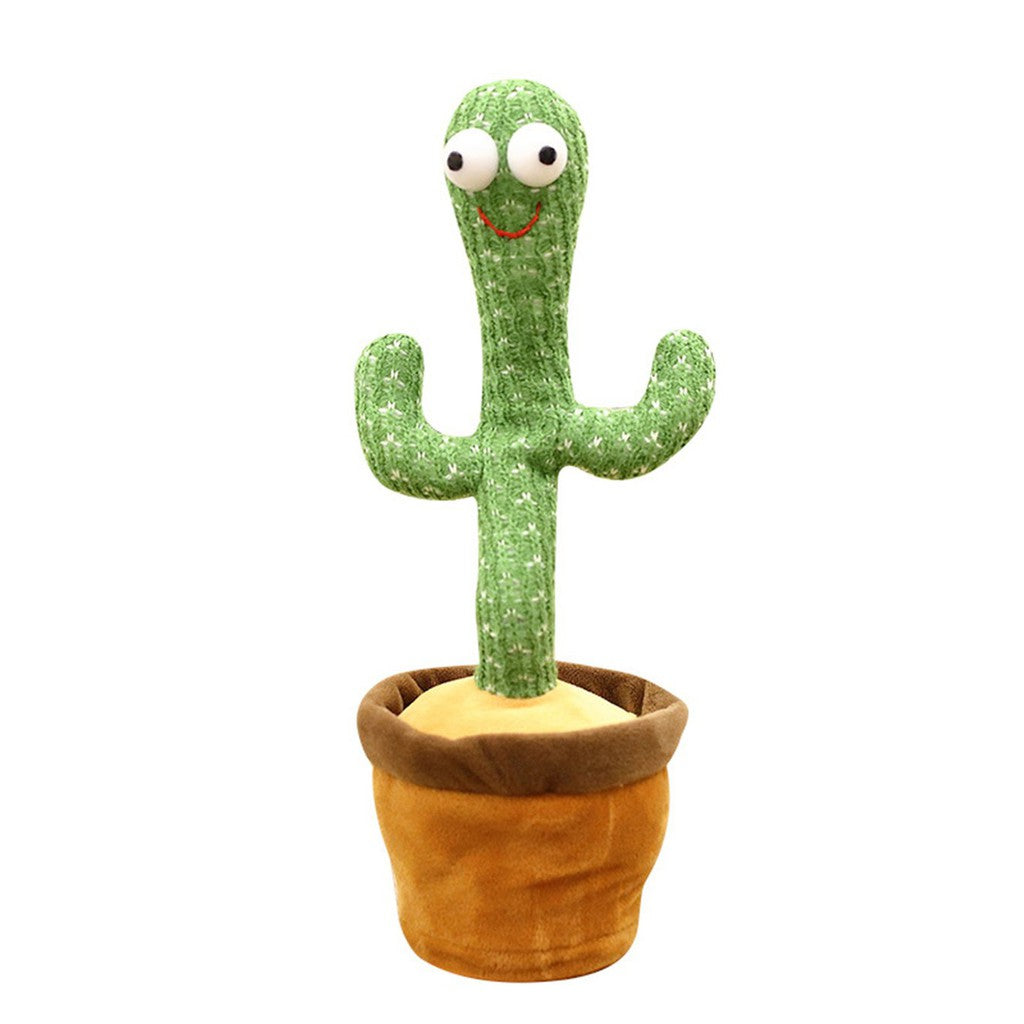 120 Songs Upgraded Dancing Cactus Plush Toy | Record Suara Singing Toys Stuffed Childhood Education Toy - Boo & Bub