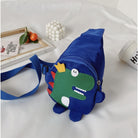 Dinosaur Kid Nylon Backpack Sling Bag | Cute Dino Bag For Kid | Children Preschool & Kindergarten Bag - Boo & Bub