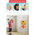 Baby basketball Hanging set | Outdoor Game Indoor Sports Toys for Child Kid Boy Cartoon Sport Early Learning - Boo & Bub