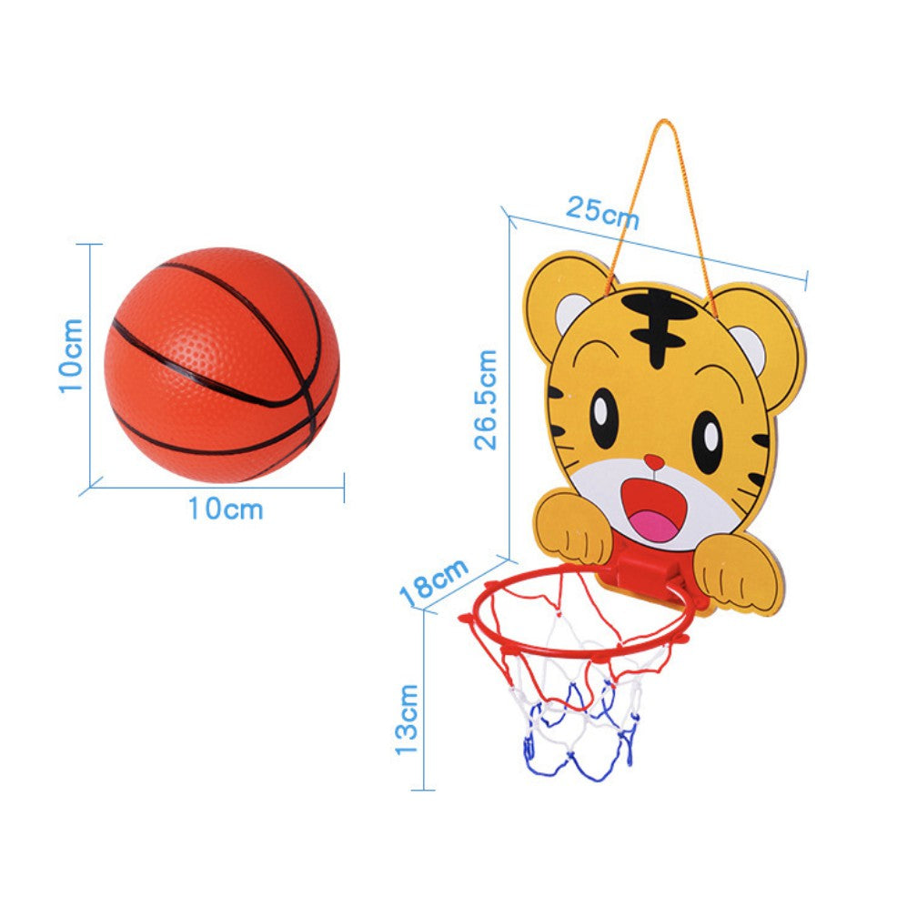 Baby basketball Hanging set | Outdoor Game Indoor Sports Toys for Child Kid Boy Cartoon Sport Early Learning - Boo & Bub