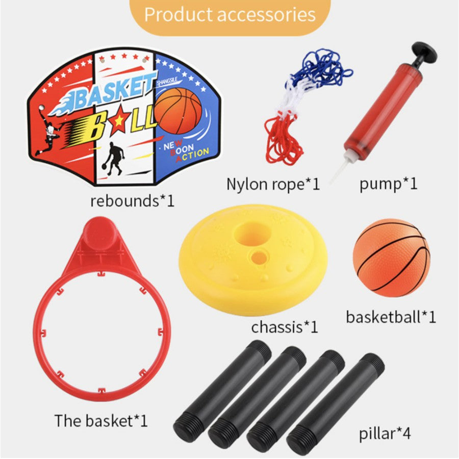 Adjustable Kid Basketball Stand | Mini Indoor Hoot Shoot For Children Gift Back Board set Sport Toy - Boo & Bub