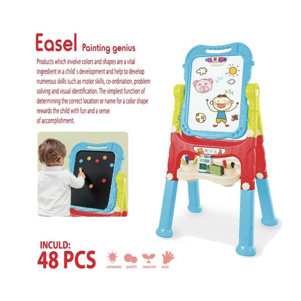 Children's Drawing Board | Magnetic Double-sided Writing Board Baby Painting Blackboard Early Education Toy - Boo & Bub