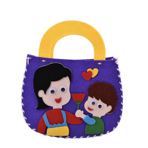 DIY EVA Cartoon Handmade Bag | Kids Children Kindergarten Art Class Felt Craft Handbag Sewing Kit - Boo & Bub