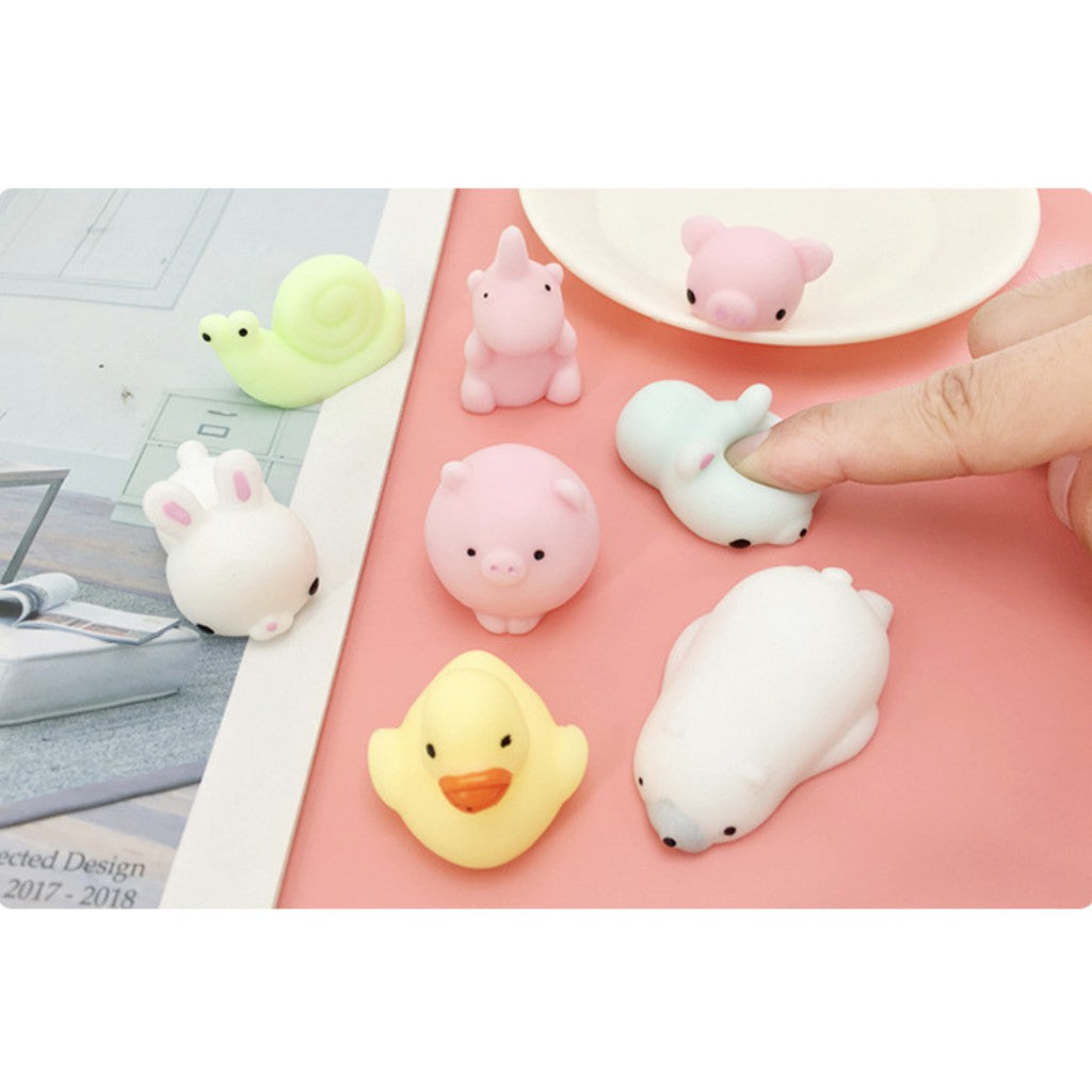 Cute Squishy Toy | Mini Animal Antistress Ball | Squeeze Rising Fidget Soft Sticky Stress Relief Toys - Boo & Bub