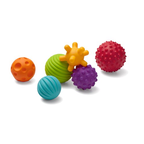 6pcs Sensory Touch Rubber Toy - Boo & Bub