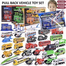 Transportation Toy Set | Construction Ambulance Police Army Soldier Cars Airplane Aeroplane Helicopter Toy Gift Box - Boo & Bub