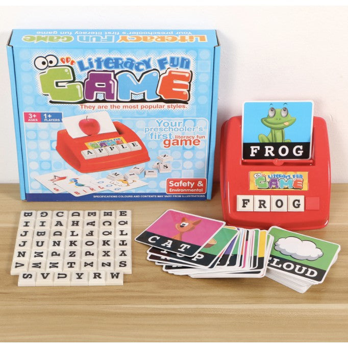 Literacy Fun Game for Kid Toddler | Learn English Spelling Language Children Learning Educational Toys - Boo & Bub