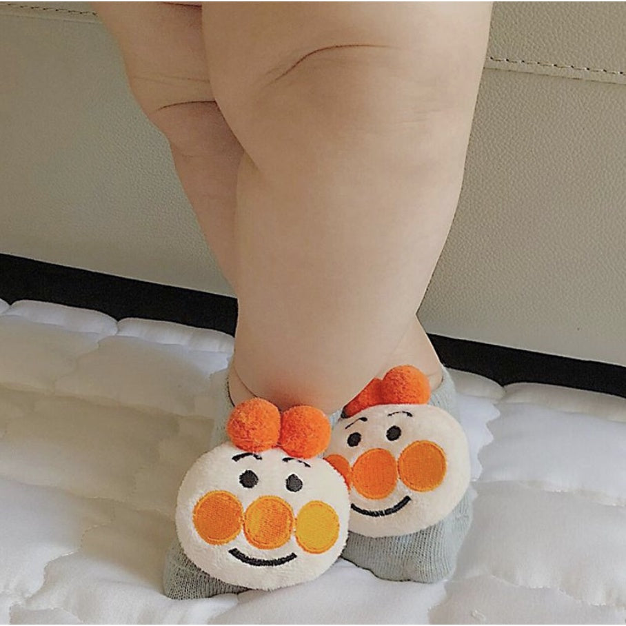 Newborn Baby 3D Cotton Cartoon Socks | Anti slip sock for toddlers Kids accessories - Boo & Bub