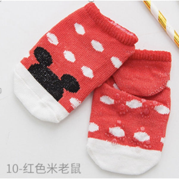 Cute Cartoon Cotton Socks for Baby and Toddler | Anti Slide Slip Baby sock | Muslimah - Boo & Bub