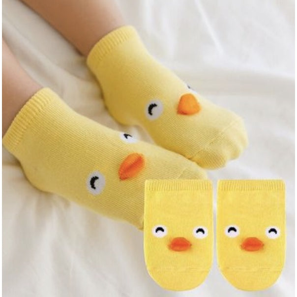 Cute Cartoon Cotton Socks for Baby and Toddler | Anti Slide Slip Baby sock | Muslimah - Boo & Bub