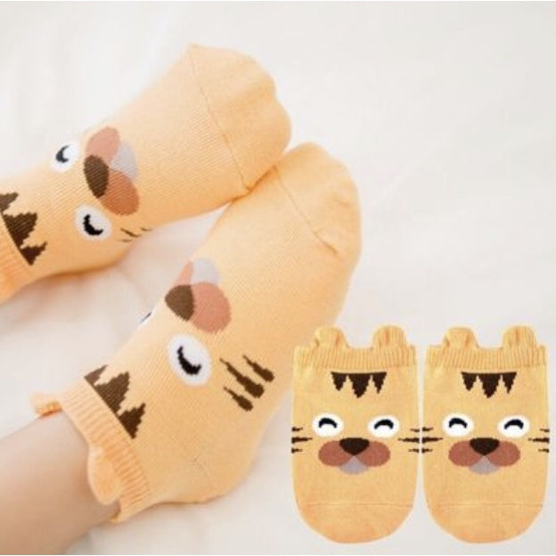 Cute Cartoon Cotton Socks for Baby and Toddler | Anti Slide Slip Baby sock | Muslimah - Boo & Bub