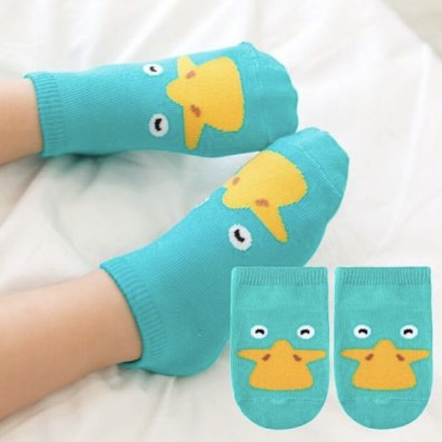 Cute Cartoon Cotton Socks for Baby and Toddler | Anti Slide Slip Baby sock | Muslimah - Boo & Bub