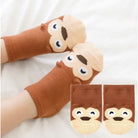 Cute Cartoon Cotton Socks for Baby and Toddler | Anti Slide Slip Baby sock | Muslimah - Boo & Bub