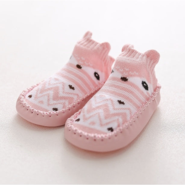 Baby Toddler Kid Anti Slip Shoe Socks | Cartoon animal Sock soft Bottom needs - Boo & Bub