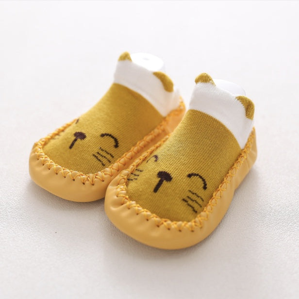 Baby Toddler Kid Anti Slip Shoe Socks | Cartoon animal Sock soft Bottom needs - Boo & Bub