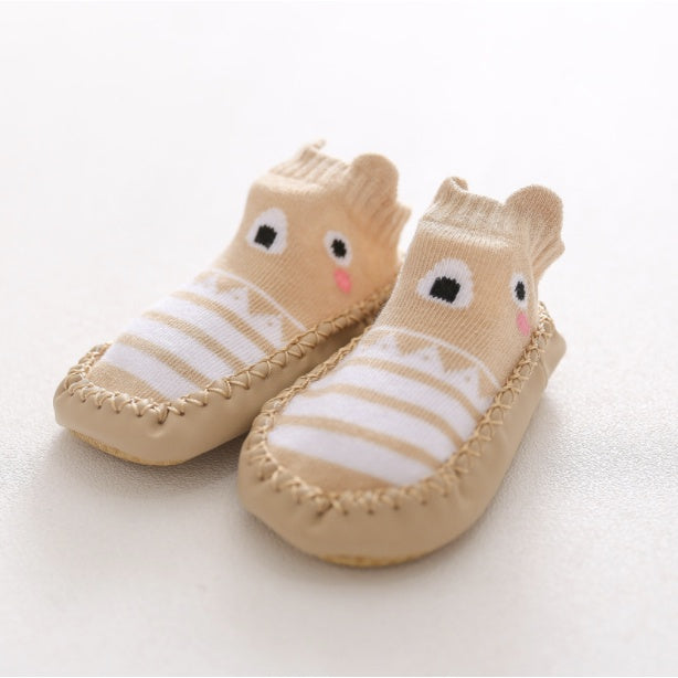 Baby Toddler Kid Anti Slip Shoe Socks | Cartoon animal Sock soft Bottom needs - Boo & Bub