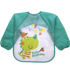 Kids EVA Waterproof Long Sleeve Bib Apron | Fully Covered Long Sleeved Bibs for Baby Toddler - Boo & Bub