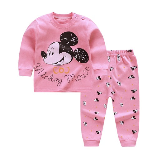 Kids Pyjamas Set | Cartoon Cute Children Sleepwear | Cotton Soft Baby Nightwear Clothes Pajamas | Baju Tidur Budak - Boo & Bub