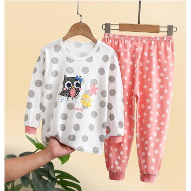 Kids Pyjamas Set | Cartoon Cute Children Sleepwear | Cotton Soft Baby Nightwear Clothes Pajamas | Baju Tidur Budak - Boo & Bub