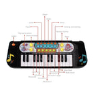 Kids Simulation Electronic Piano Music Toys | 25 keys Beginner Learning Education Classical Musical Instrument - Boo & Bub