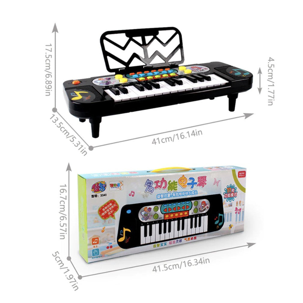 Kids Simulation Electronic Piano Music Toys | 25 keys Beginner Learning Education Classical Musical Instrument - Boo & Bub