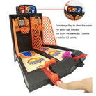 Mini Basketball Bounce Finger Toy | Basket Sport Shooting Interactive Table Battle Funny Puzzle Board Party Games - Boo & Bub