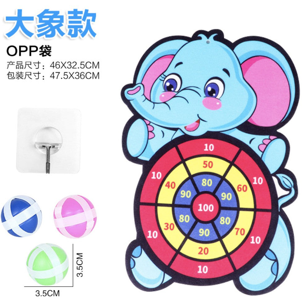 Kids Dart Ball Game Toy | Educational Fabric Sticky Dart Board Toys Puzzle Game Darts Throwing Indoor Sport Toy - Boo & Bub