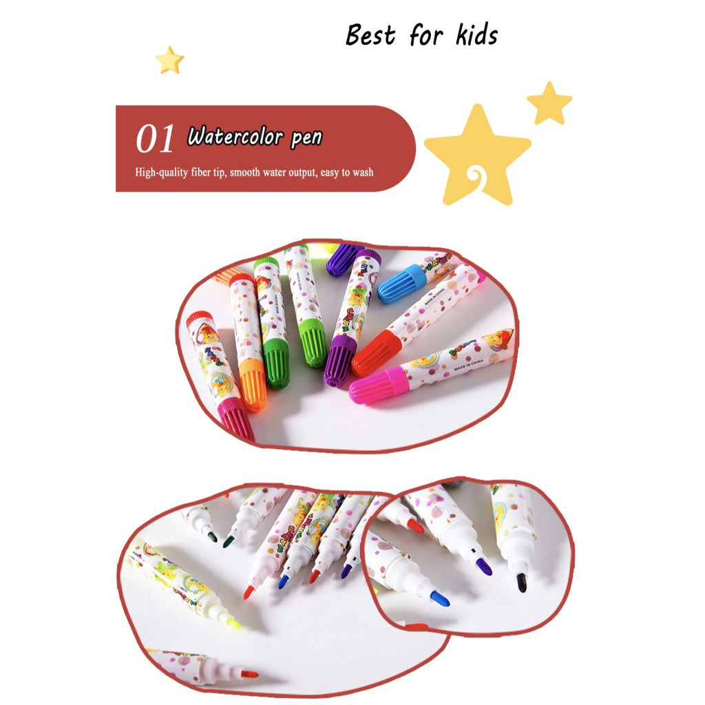 46 in 1 Drawing Coloring Stationery Gift Set for Kid children Birthday Christmas Present - Boo & Bub