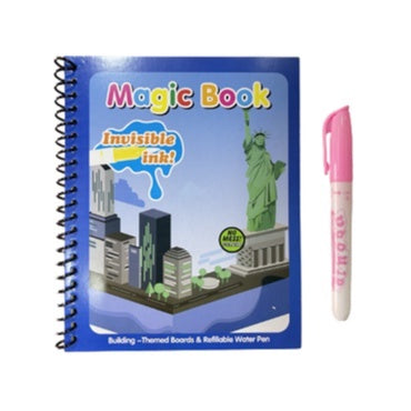 Magic Water Drawing Book | Coloring Book Kids with FREE Pen for Early Learning - Boo & Bub