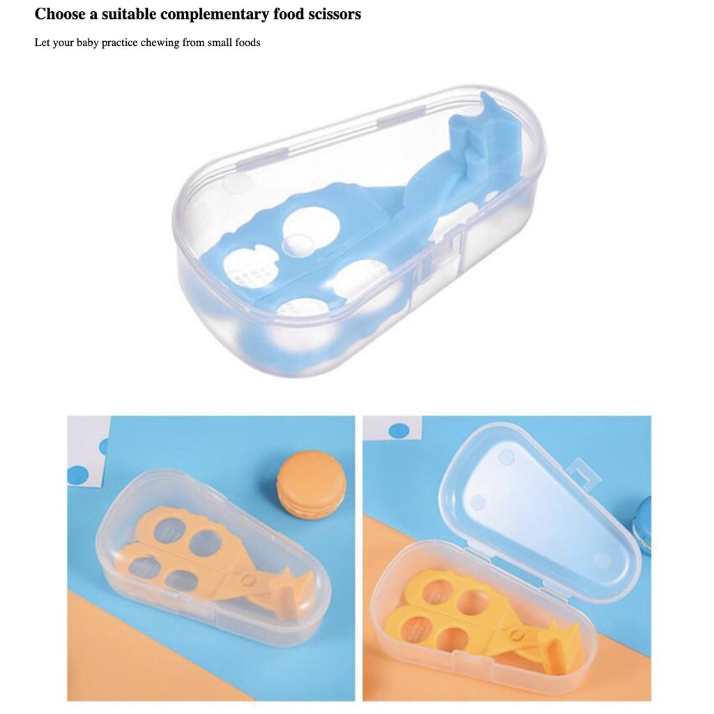 Baby Food Cutter | Baby Feeding Scissors | Safe Care Crush Baby Kids Cut Food Infant Feeding - Boo & Bub