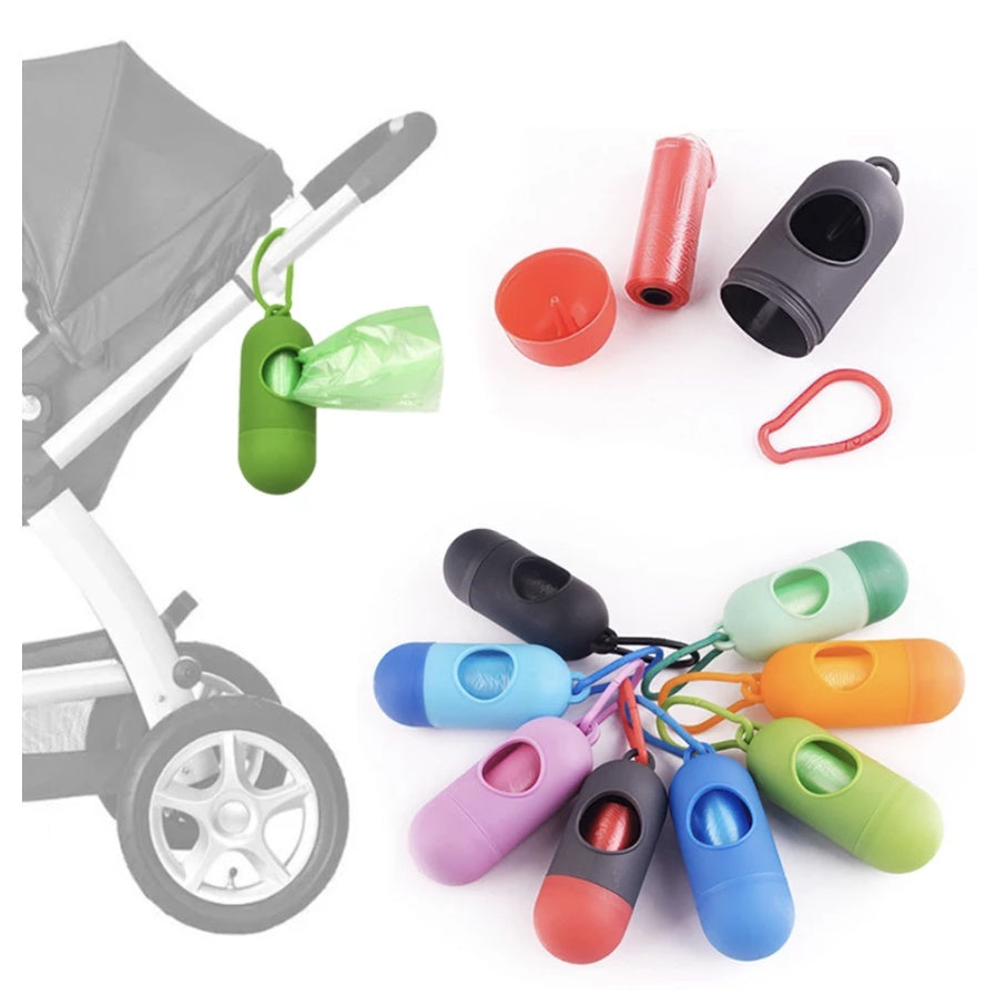 Portable Diaper Disposable Plastic Dispenser | Removable Box Garbage Bag Stroller Organizer Baby Diapers backpack - Boo & Bub