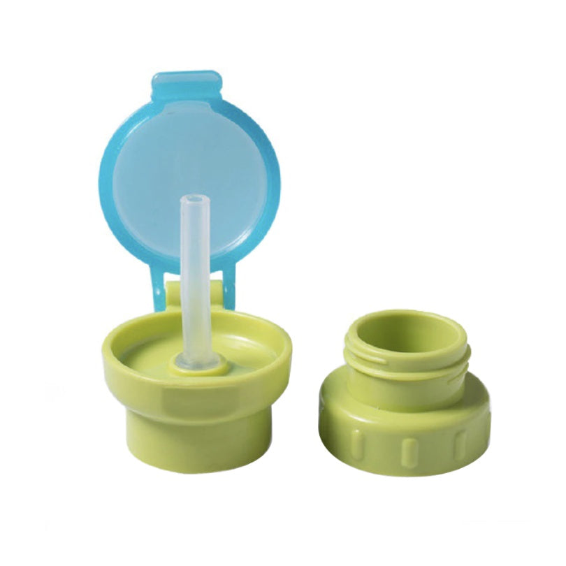 Portable Spill Proof Straw Cap | Juice Soda Water Bottle Twist Cover for toddler Kids kid Baby - Boo & Bub