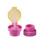 Portable Spill Proof Straw Cap | Juice Soda Water Bottle Twist Cover for toddler Kids kid Baby - Boo & Bub