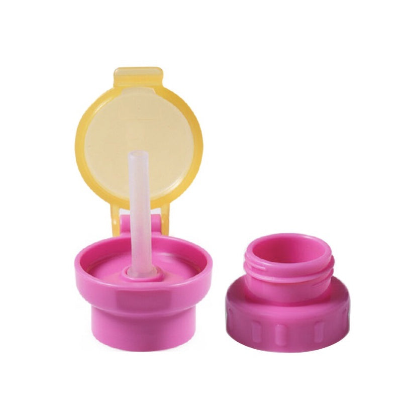 Portable Spill Proof Straw Cap | Juice Soda Water Bottle Twist Cover for toddler Kids kid Baby - Boo & Bub