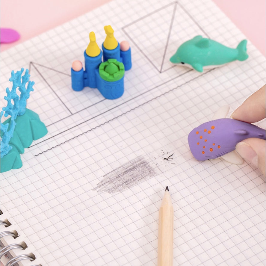 Cute 3D Creative Eraser | kid present.Pemadam warna warni Kanak kanak | Gifts school supplies 可爱3D学生胶擦 - Boo & Bub
