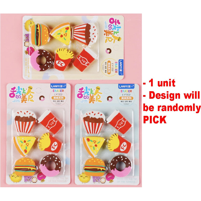 Cute 3D Creative Eraser | kid present.Pemadam warna warni Kanak kanak | Gifts school supplies 可爱3D学生胶擦 - Boo & Bub