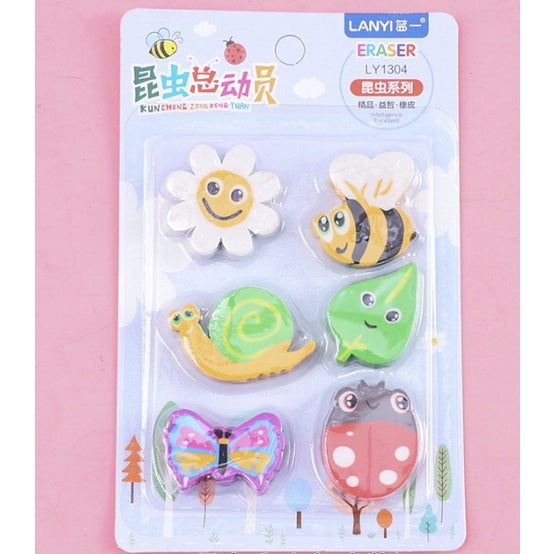 Cute 3D Creative Eraser | kid present.Pemadam warna warni Kanak kanak | Gifts school supplies 可爱3D学生胶擦 - Boo & Bub