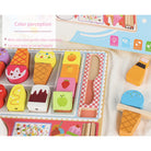 Wooden Pretend Play Board Set | Toy Ice Cream Kitchen BBQ Fruit Shop store Early Education Learning Montessori - Boo & Bub