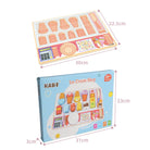 Wooden Pretend Play Board Set | Toy Ice Cream Kitchen BBQ Fruit Shop store Early Education Learning Montessori - Boo & Bub